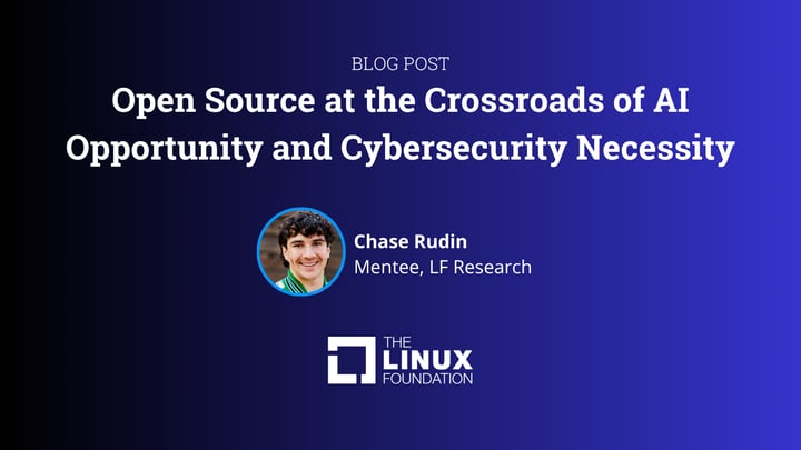 Open Source at the Crossroads of AI Opportunity and Cybersecurity Necessity